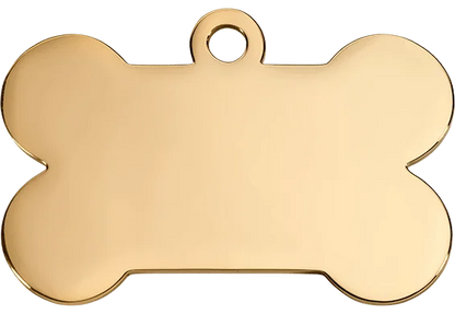 Stainless Steel Dog Id Tag Personalized Engraved Double Sided Pet Name Tag Circle Bone