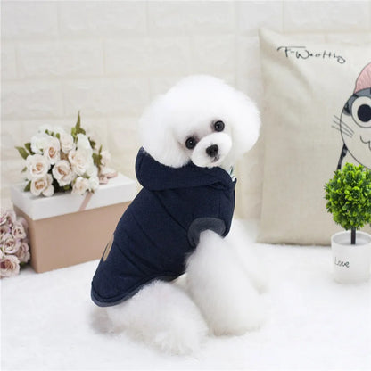 Warm Pets Dog Clothes Cotton Russia Winter Thicken Jacket Coat Costumes Hoodies Clothes for Small Puppy Dogs Clothing XXL Cheap