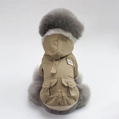 Warm Pets Dog Clothes Cotton Russia Winter Thicken Jacket Coat Costumes Hoodies Clothes for Small Puppy Dogs Clothing XXL Cheap