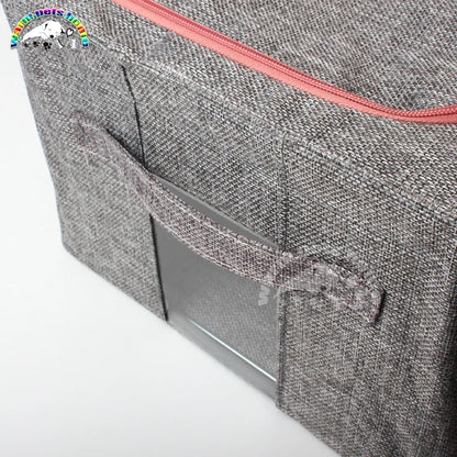 Pet Oxygen Cage for Puppy Kitten Turtle Lizard Bird Atomization Cages Linen Foldable Box Veterinary Equipment