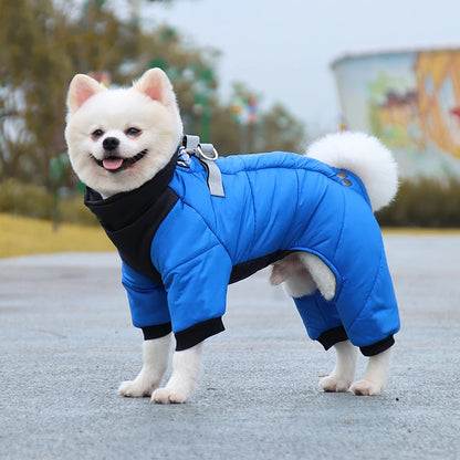 Winter Pet Dog Clothes Waterproof Warm Puppy Jacket Thicken Jumpsuit For Small Large Dog Coat Chihuahua French Bulldog  Clothing