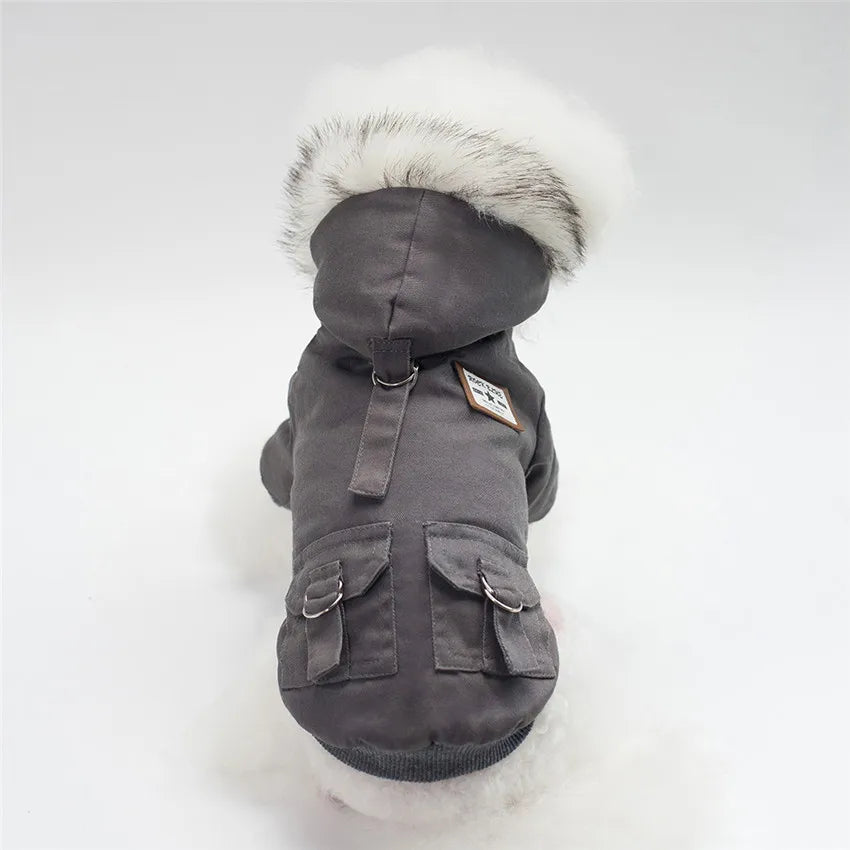 Warm Pets Dog Clothes Cotton Russia Winter Thicken Jacket Coat Costumes Hoodies Clothes for Small Puppy Dogs Clothing XXL Cheap