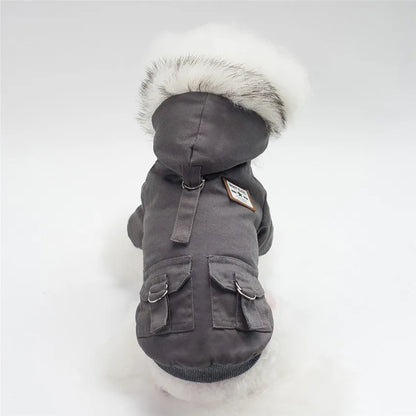 Warm Pets Dog Clothes Cotton Russia Winter Thicken Jacket Coat Costumes Hoodies Clothes for Small Puppy Dogs Clothing XXL Cheap