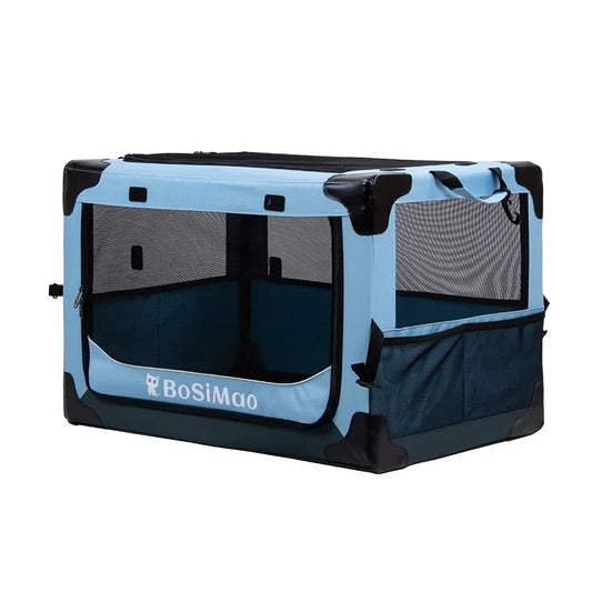Pet Transport Bag Pet Car Cage Portable Cage for Pets One-piece Folding Pet Outdoor Bag Breathable Movable cat and dog cage