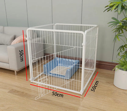 Cat Dog Cages Household Indoor Pet Enclosures Small to Large Dog Enclosures for Free Combination Training and Toilet Isolation