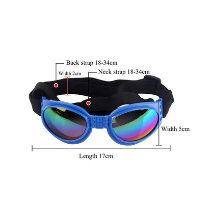 6 Color pet Dog Sunglasses Foldable Adjustable Collapsible Padded UV Protection Sunglasses Pet Accessories Motorcycle Glasses