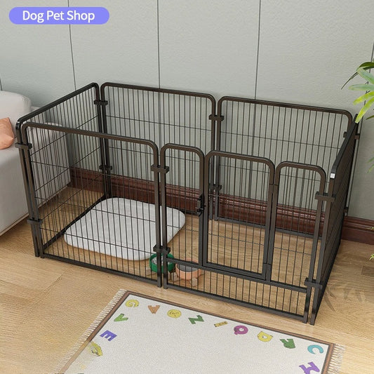 Cat Dog Cages Household Indoor Pet Enclosures Small to Large Dog Enclosures for Free Combination Training and Toilet Isolation