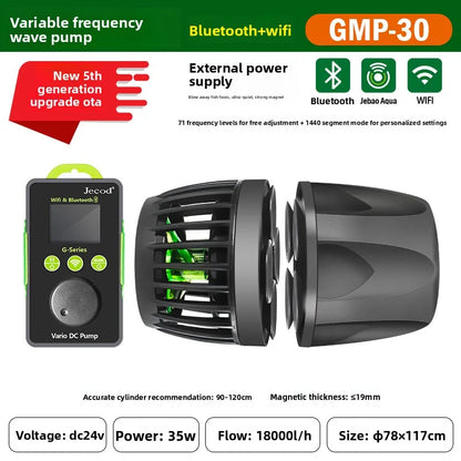 2026 Jebao Jecod Aquarium Vario Wavemaker Water Pump GMP Series Bluetooth APP Manual Controlled Coral Reef Fish Tank