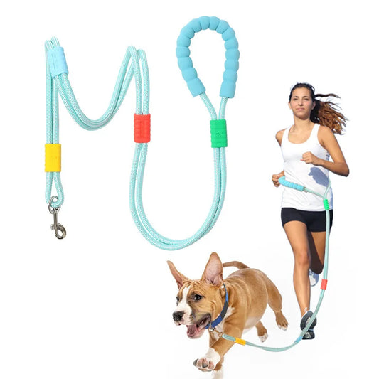 Hand Free Dog Leash for Pet Walking Running Jogging Adjustable Dog Leash Waist Belt Chest Strap Traction Rope Dog Accessories
