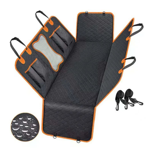 Dog Car Seat Cover Waterproof Pet Dog Carriers Travel Mat Hammock For Small Medium Large Dogs Car Rear Back Seat Safety Pad
