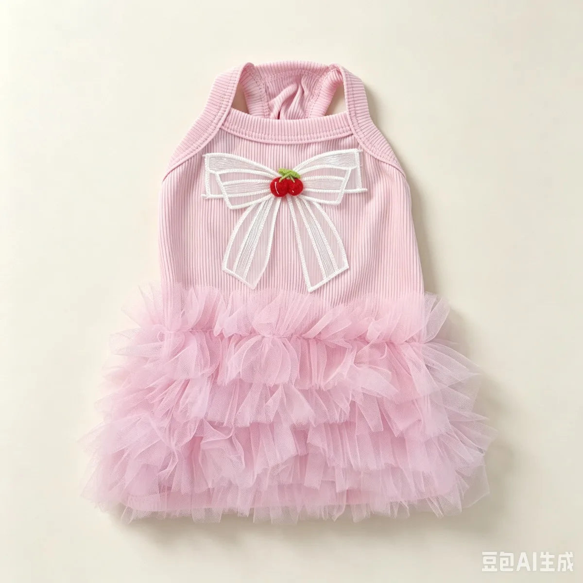 1 pet sleeveless printed dress, suitable for indoor and outdoor use, lightweight, breathable and elastic cat and dog clothing