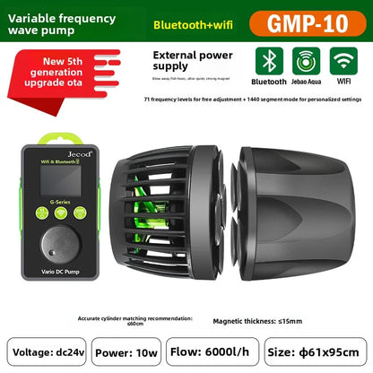 2026 Jebao Jecod Aquarium Vario Wavemaker Water Pump GMP Series Bluetooth APP Manual Controlled Coral Reef Fish Tank