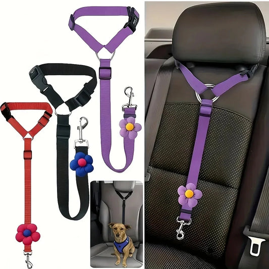 Dog Seat Belt for Vehicle Secure, Pet Car Tether Safety Leash for Dogs In Vehicles, Dog Seatbelt Tether, Christmas Gift