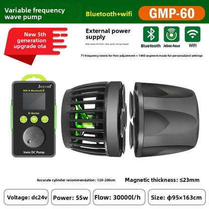 2026 Jebao Jecod Aquarium Vario Wavemaker Water Pump GMP Series Bluetooth APP Manual Controlled Coral Reef Fish Tank