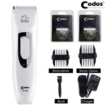 Codos KP3000 Professional Grooming Kit Cat Dog Hair Trimmer Rechargeable Electrical Pet Clipper Shaver Set Haircut Machine