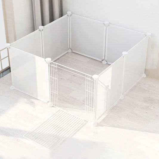 Multifunctional DIY Pet Fence Dog Fence Transparent Dog Fence Dog Cage Cat Fence Rabbit Isolation Fence