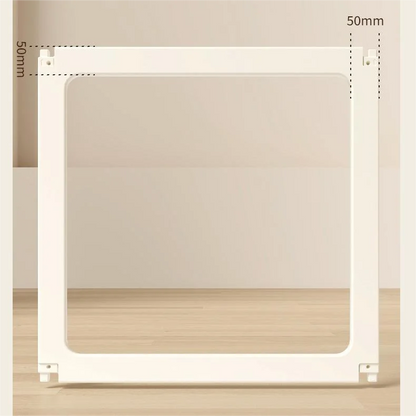 Small Pet Dog Cage Full Transparent Acrylic Indoor Home Security Fence Safe for Cats and Dogs