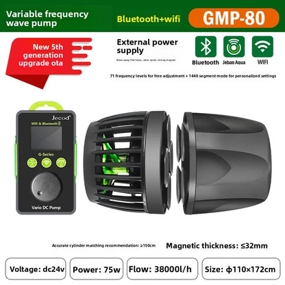 2026 Jebao Jecod Aquarium Vario Wavemaker Water Pump GMP Series Bluetooth APP Manual Controlled Coral Reef Fish Tank