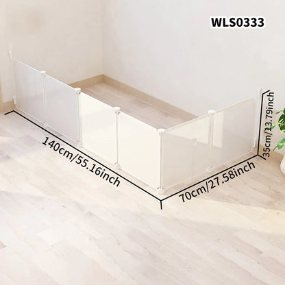 DIY Pet Cage for Home Use, Easy to Install and Disassemble, Dog Fence, Guinea Pig Isolation Net, Dog Cage, Cat Cage, Rabbit Enclosure, Freely Assembled, Turtle Activity Area Barrier Net, No Drilling Required