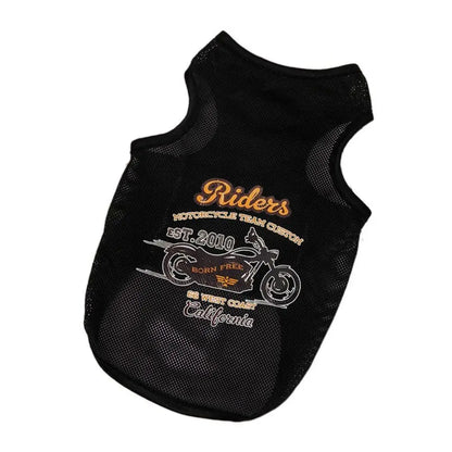 Cute Cartoon Pet Dog Clothes Summer Thin Mesh Dog Cat Vest Cat Teddy Bear Pomy Pet Puppy Breathable Cool Clothing Dog Costume