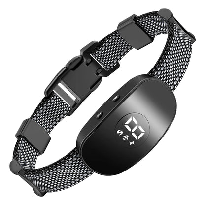 2025 New Anti Barking Collar Smart Dog Bark Collar Vibration Bark Stop Smart Training Collar Adjustable Sensitivity Rechargeable