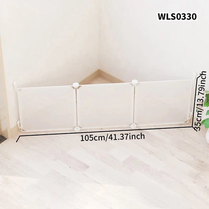 DIY Pet Cage for Home Use, Easy to Install and Disassemble, Dog Fence, Guinea Pig Isolation Net, Dog Cage, Cat Cage, Rabbit Enclosure, Freely Assembled, Turtle Activity Area Barrier Net, No Drilling Required